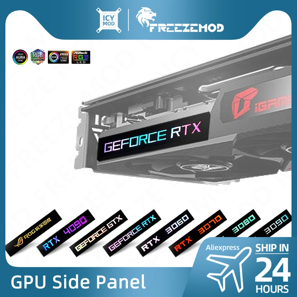 Desktop Gaming Gpu 32Gb - FREEZEMOD Боковая панель графического процессора RTX3090
