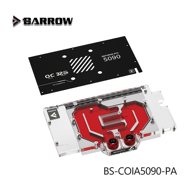 Rtx 5090 32Gb - Водоблок для видеокарты Barrow BS-COIA5090-PA, предназначенный