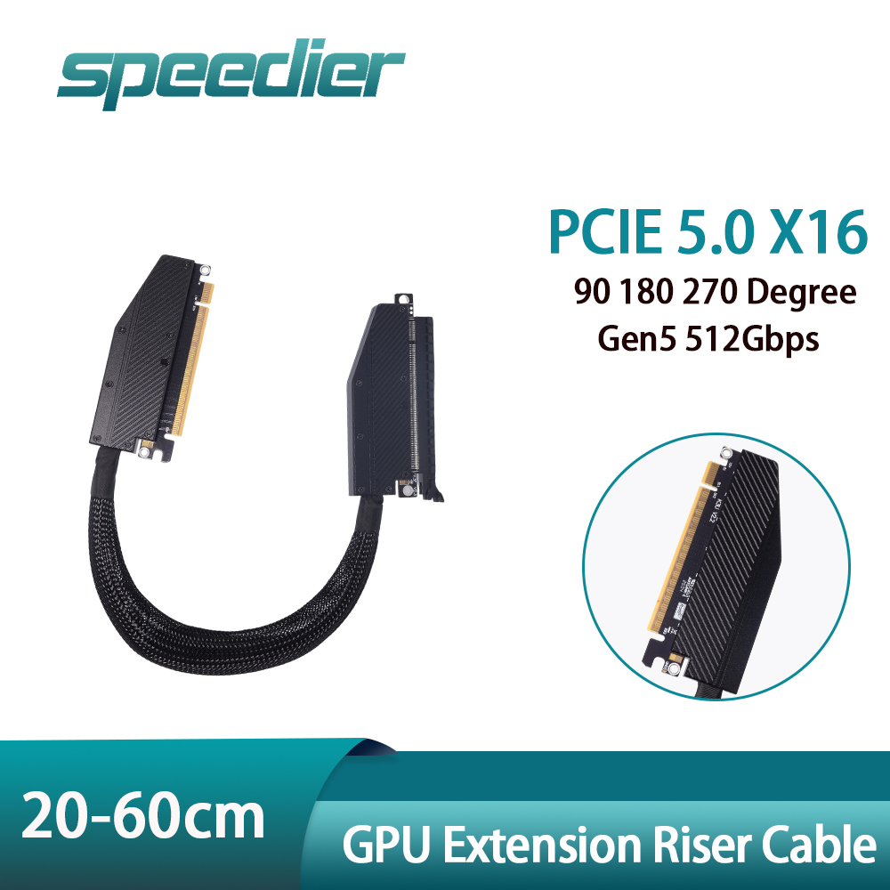 Pcie 5.0 Gpu Riser Cable - Кабель-удлинитель PCIE 5.0 X16 для GPU,