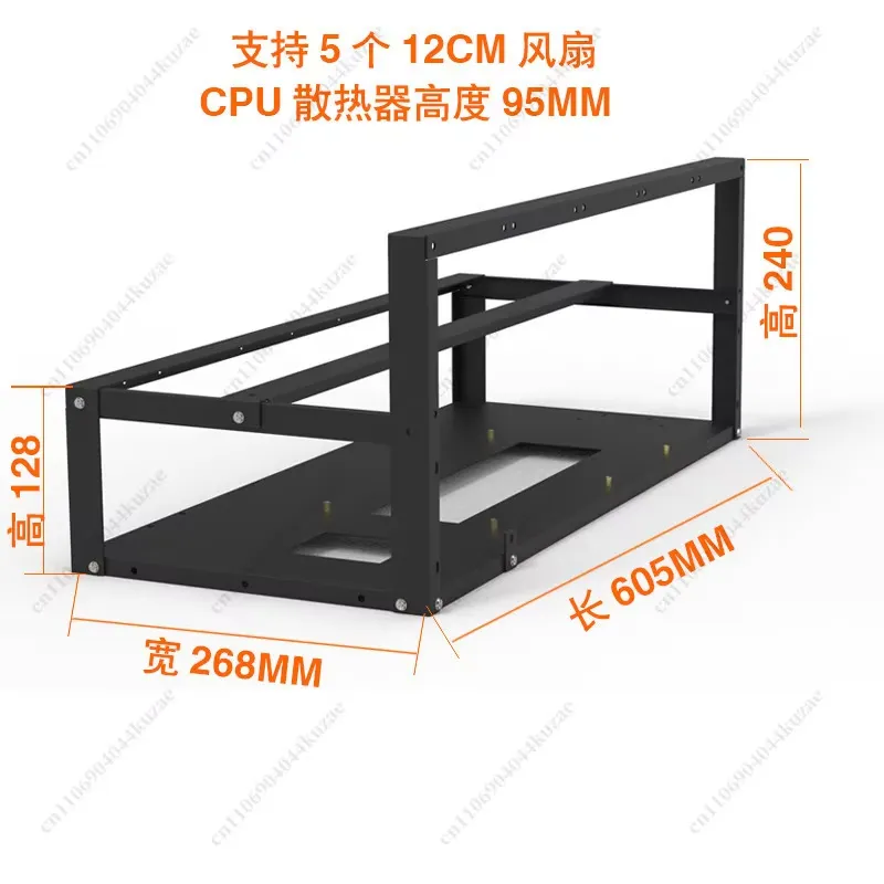 Для 6/8 графических процессоро – обзор и цена Gpu Mining Rig Frame 8 Gpu