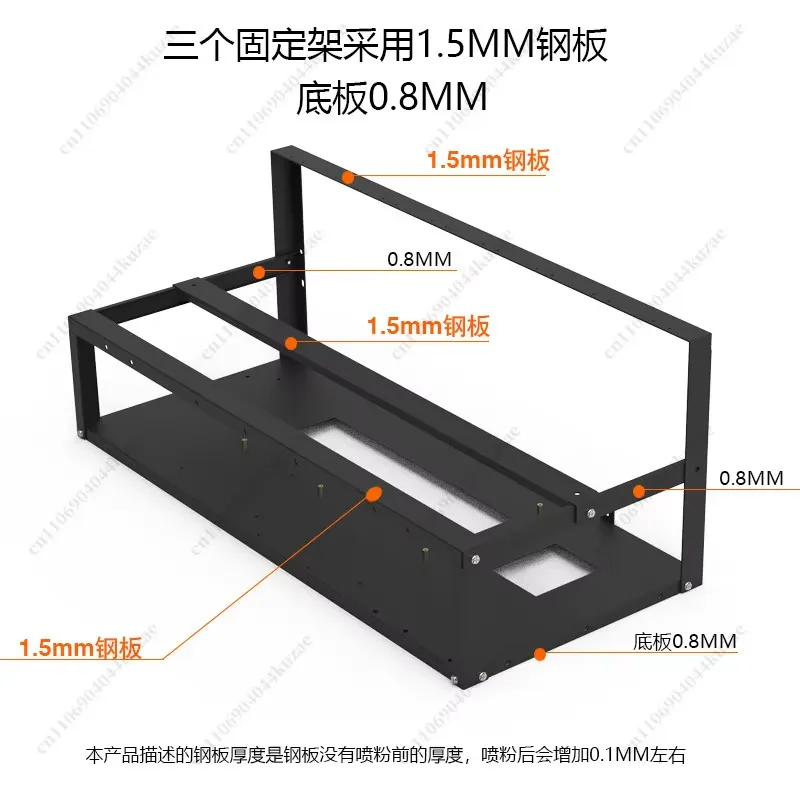 Для 6/8 графических процессоро – обзор и цена Gpu Mining Rig Frame 8 Gpu