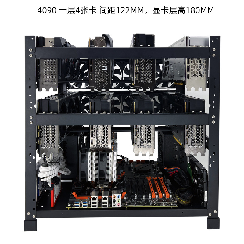 Модульный стеллаж для видеокар – обзор и цена Gpu Mining Rig Frame 8 Gpu