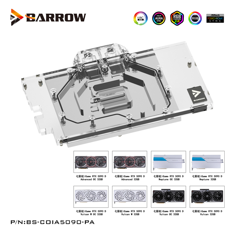 Водоблок Barrow для видеокарт  – обзор и цена Rtx 5090 32Gb