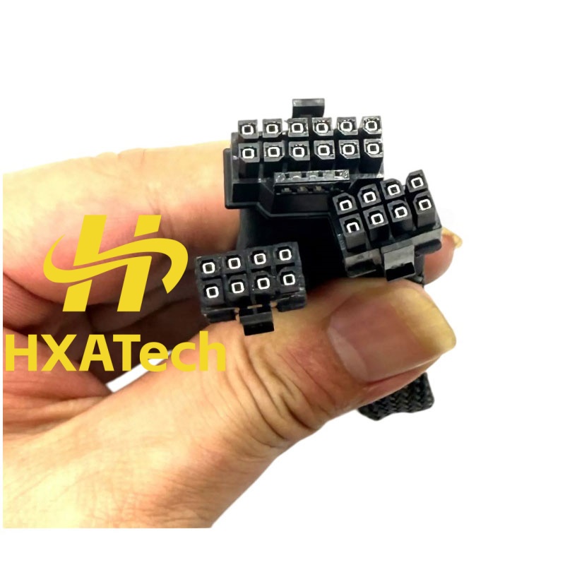 HXATech – кабель питания для р – обзор и цена Dual 8Pin To 16Pin 12Vhpwr Cable