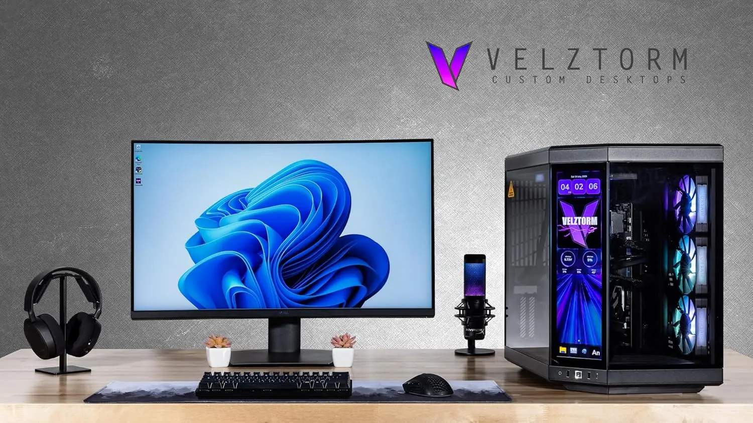 Velztorm LCD Black Praetix, сб – обзор и цена Rtx 5080 16Gb