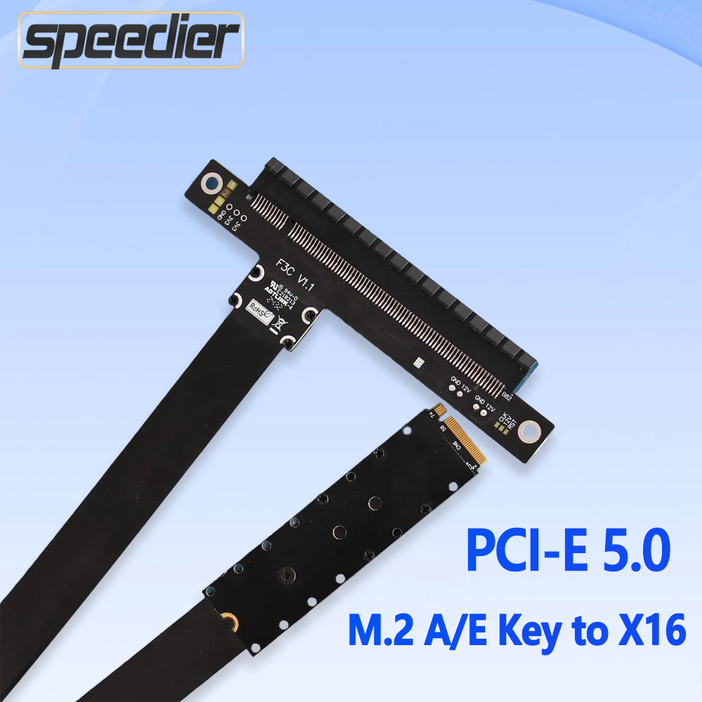 PCIe 5.0 X16 к M.2 NVMe Key M  – обзор и цена Pcie 5.0 Gpu Riser Cable